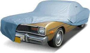 iCarCover Premium Car Cover for 1967-1976 Dodge Dart Heavy Duty Waterproof All Weather Automobiles Custom Fit Indoor Outdoor UV Snow Protection Covers with Straps and Bag