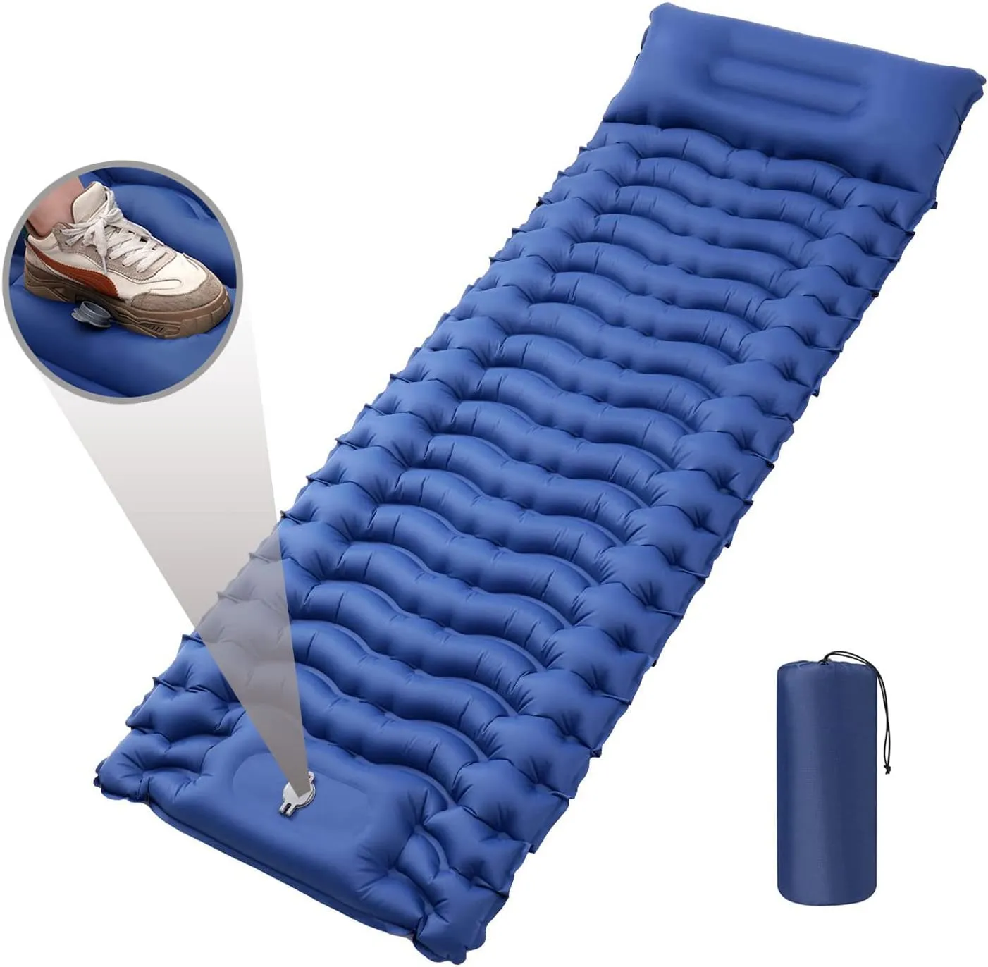 Inflatable Tents for Camping, Thick Durable Insulated Camping Sleeping Pads, Waterproof, Ultralight & Compact Sleeping Pad for Camping, Backpacking, Hiking, Traveling