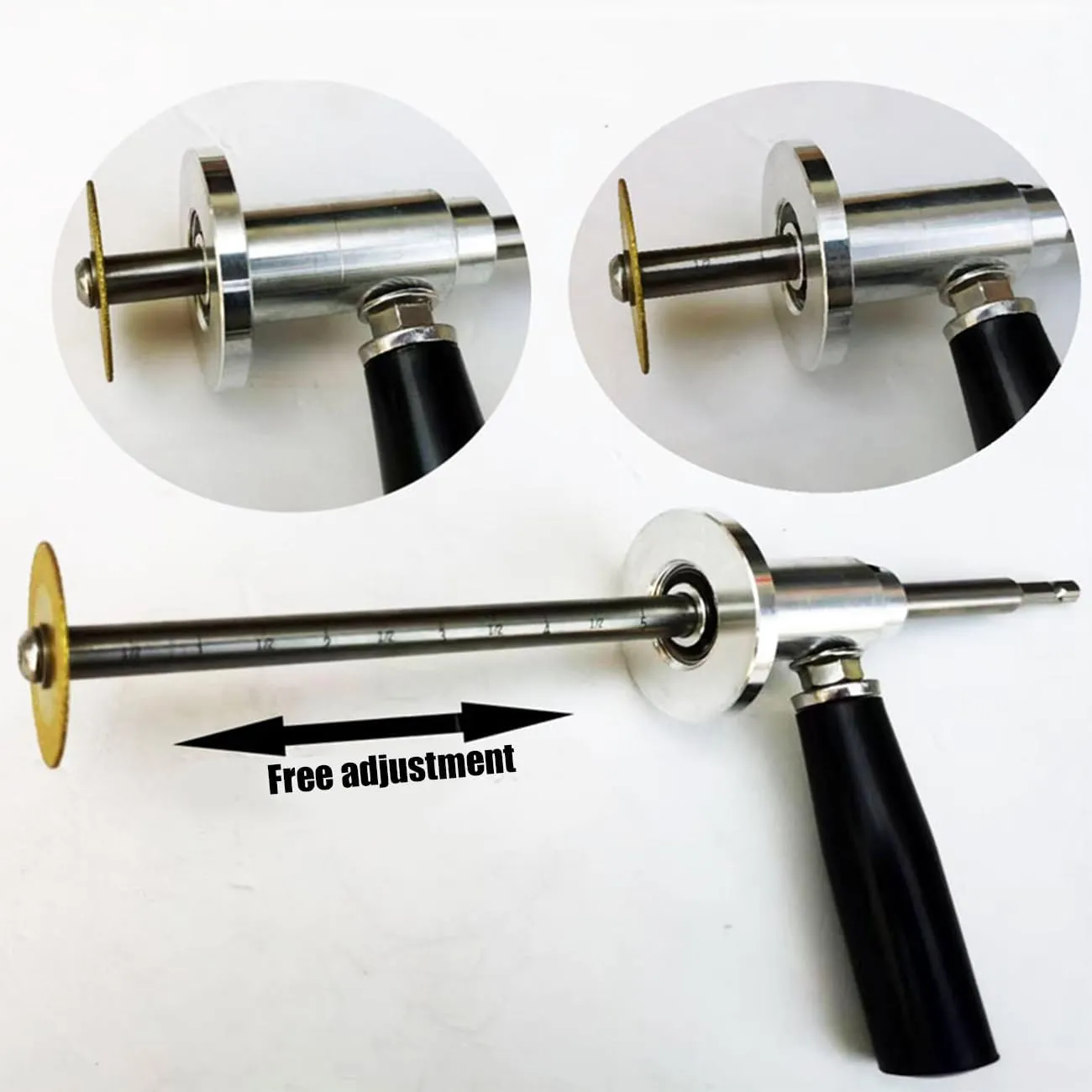 inside pvc pipe cutter for drill, adjustable steel precision cutting tool, Stainless Steel Plumbing Drill, Suitable for Finishing Plastic Channels for Workshops and Gardens (1pcs, 5wheels)