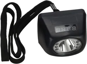Intelligent Digital Display Mining Head Safety Waterproof Explosion-Proof Cap Lamp 3w 4500mah Rechargeable Mining Lamp Head Light for Camping Mining and Hiking