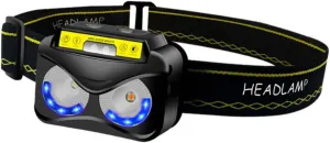 Intelligent Sensor Headlamp Flashlight Lanterns Headlights for Warmers Bright Headlamp Torch Rechargeable Headlamp LED Headlamps Rechargeable Lamp Battery Emergency Batteries Abs