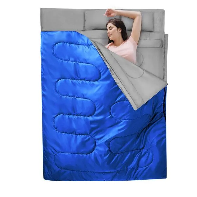 International tracking Pillows with Sleeping Bag Resilient 2-Person