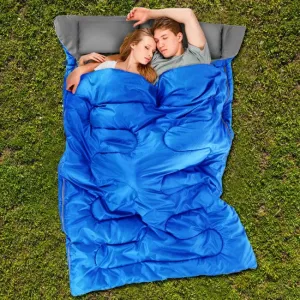 International tracking Pillows with Sleeping Bag Resilient 2-Person