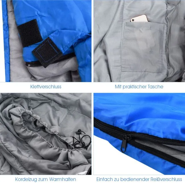 International tracking Pillows with Sleeping Bag Resilient 2-Person
