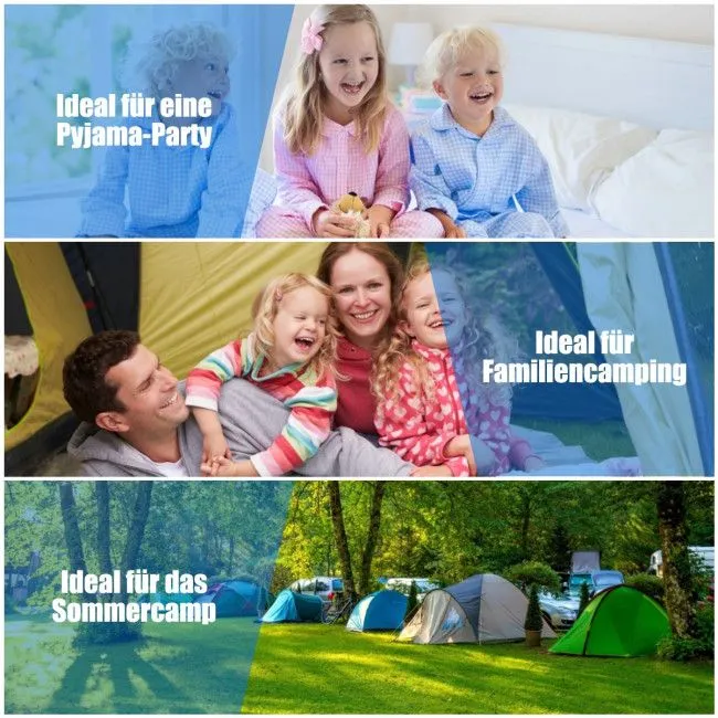 International tracking Pillows with Sleeping Bag Resilient 2-Person