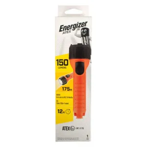 Intrinsically Safe Torch Atex LED 2 AA 150 Lumens Energizer