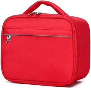IOCCIOBB First Aid Bag, Small Portable Medicine Bag, Compact First Aid Kit Bag, Pouch Lightweight Medicine Storage Bag(Red)