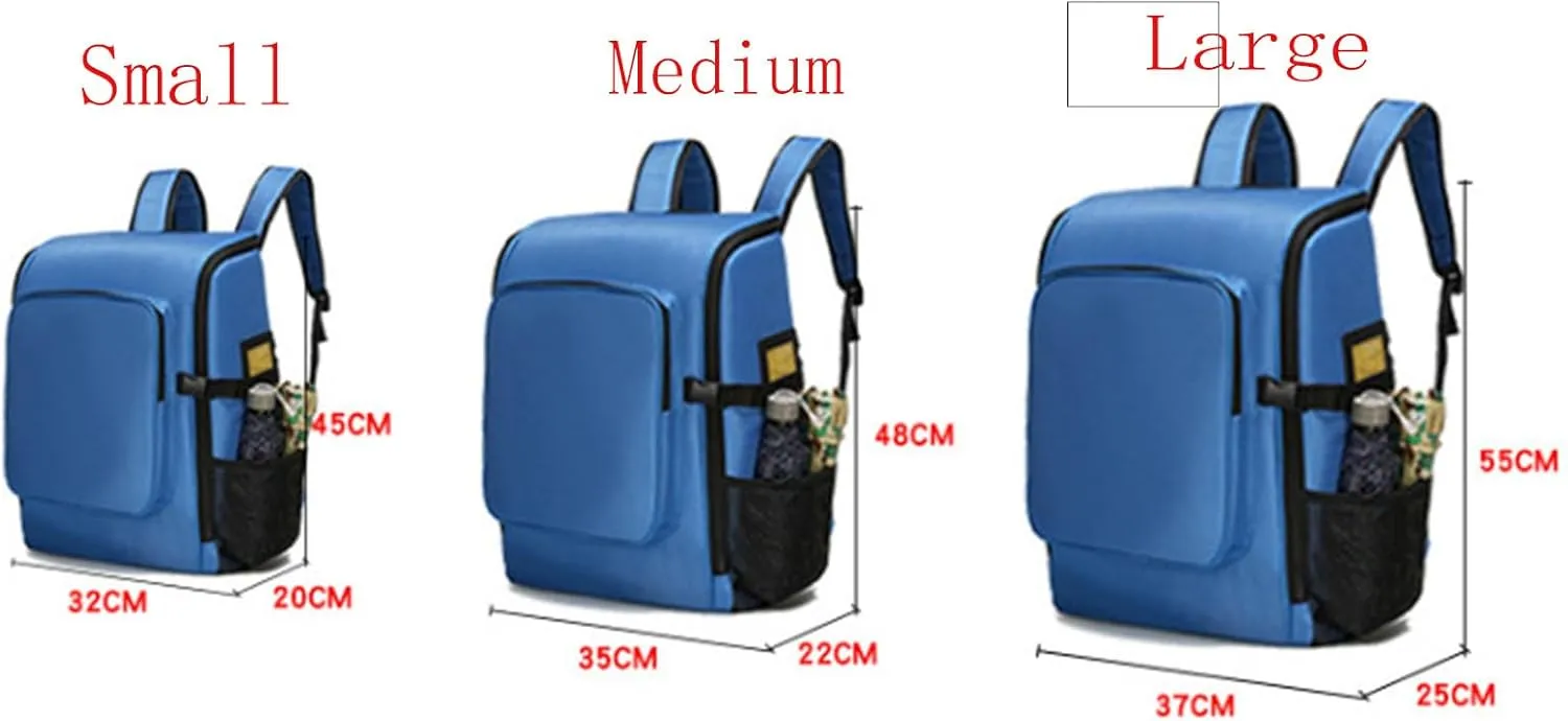 IOCCIOBB First Aid Kit Bag, Empty Emergency First Aid Medical Backpacks Travel Rescue Bag,First Responder Storage Survival Trauma Emergency Backpack For Hiking Camping(A04,L)