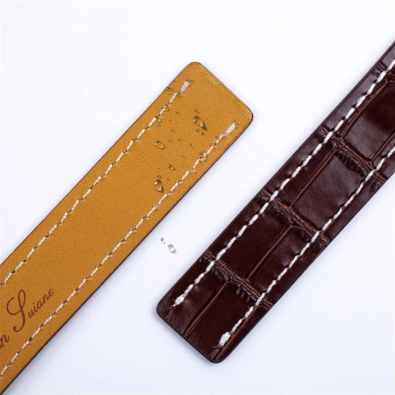 Italy Genuine Leather watch band for Breitling Premier B01 Colt Chronograph Avenger AVIATOR Strap with 316L Stainless Steel buckle 22/24mm