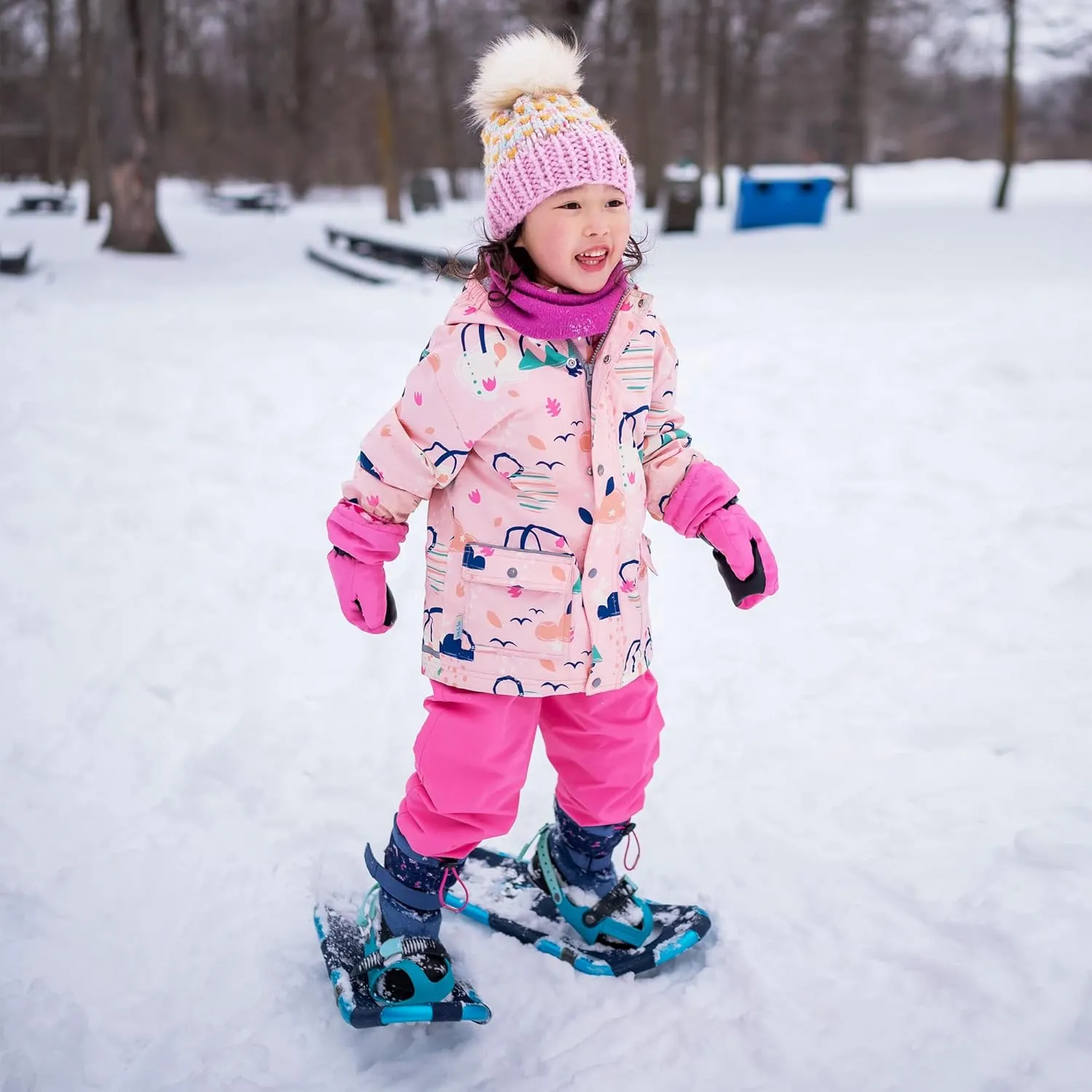 JAN & JUL Kids Toddlers Boys Girls Cozy Dry Water-Proof Rain Snow Pants