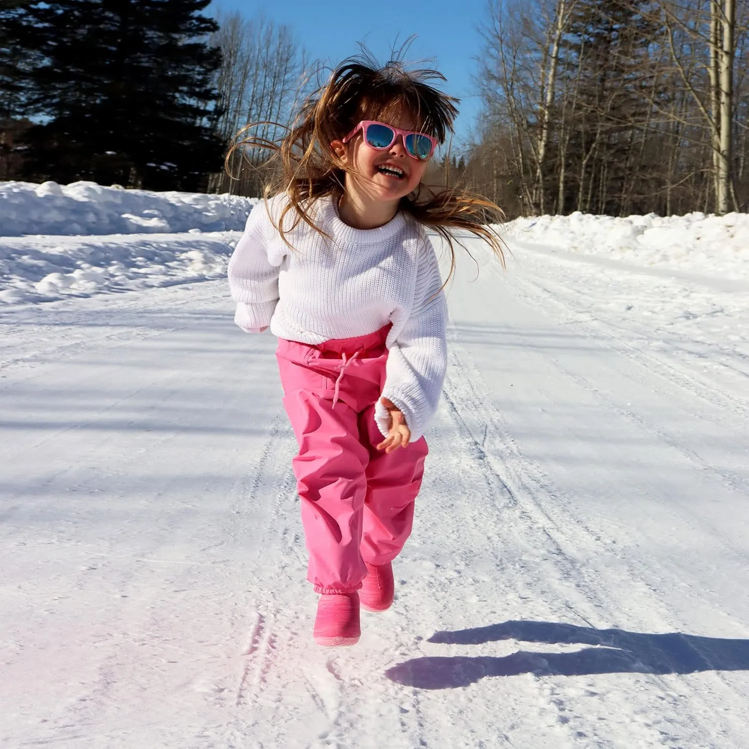 JAN & JUL Kids Toddlers Boys Girls Cozy Dry Water-Proof Rain Snow Pants