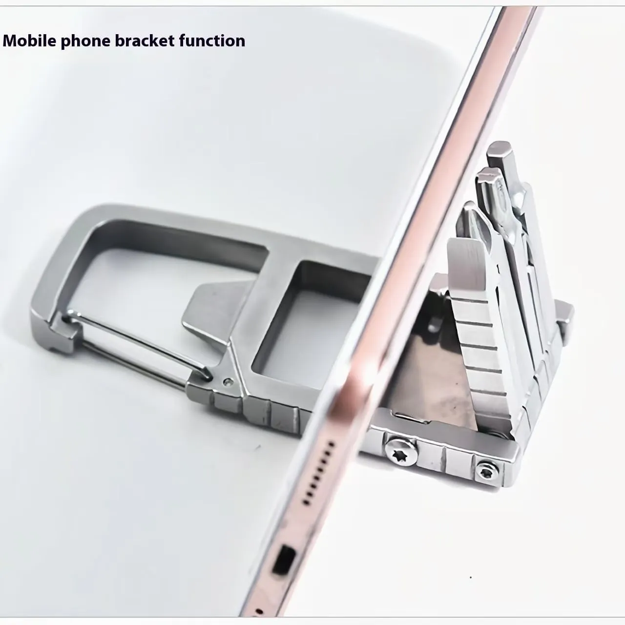 Jawbreaker Mini Tool, 12-in-1 Mini Multi-function Tool, Jawbreaker Mini Tool Self-defense, Jawbreaker Mini Multi-function Tool with Bottle Opener Phone Holder Screwdriver Carabiner (2PCS)