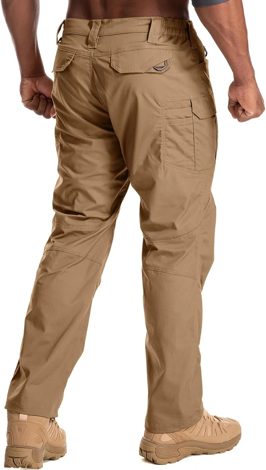 Jessie Kidden Men's Flex Stretch Tactical Pants, Water Resistant Ripstop Cargo Pants Lightweight BDU Outdoor Work Hiking