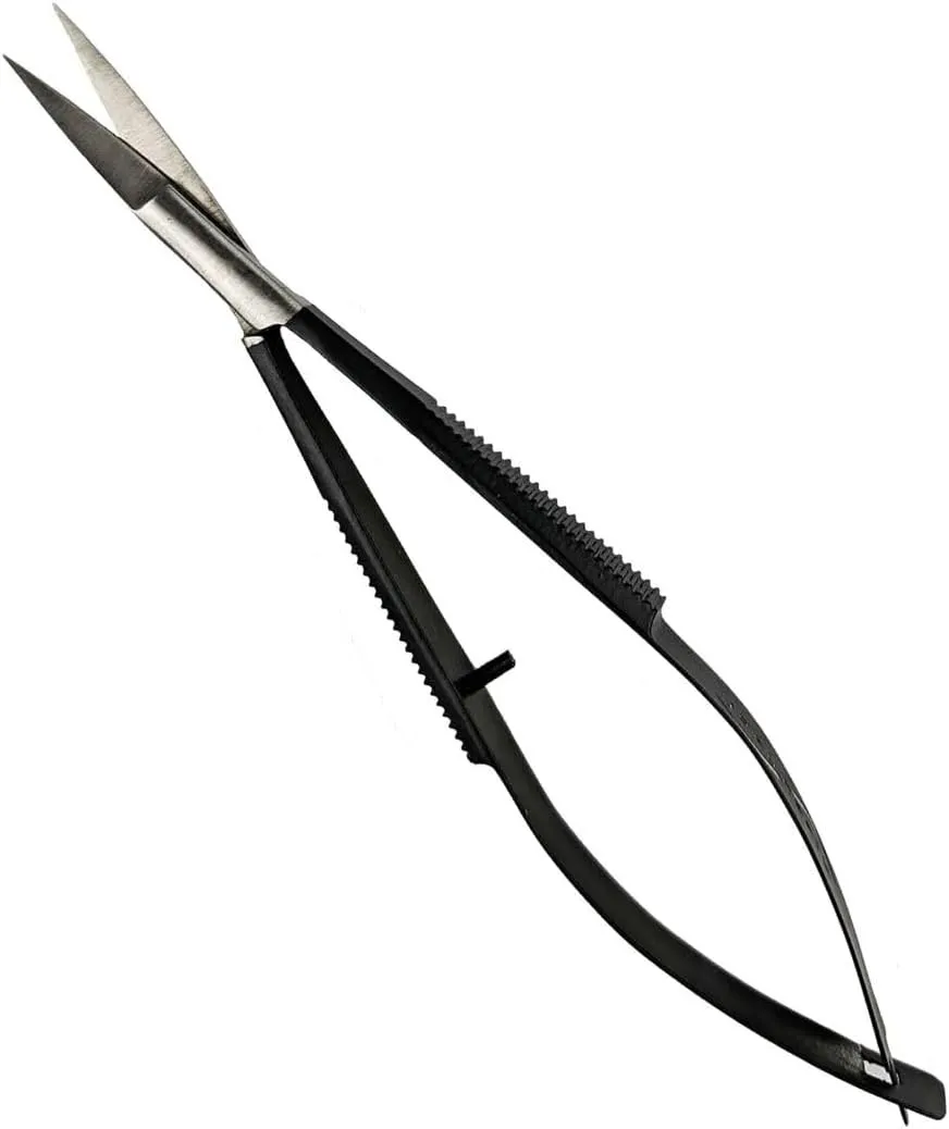 Joey Healy Precision Brow Scissor, Precision Brow Shaping Scissors, Ergonomic Spring Grip, Stainless Steel and Ultra-Maneuvering Eyebrow Trimmers