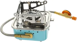 jojofuny Folding Gas Stove for Camping Portable Small Burner with Foldable Design for Hiking and Outdoor Activities Lightweight and Convenient Cooking