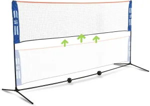 JOOLA HIT MIT Adjustable Height Portable Badminton Net Set - Competition Multi Sport Indoor or Outdoor Net for Playing Pickleball, Kids Volleyball, Soccer Tennis, Lawn Tennis - Easy and Fast Assembly