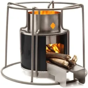 JSEIAJB Portable Camping Wood Stove Wood Burning Stove Portable Outdoor Stove for Outdoor Cooking Picnic