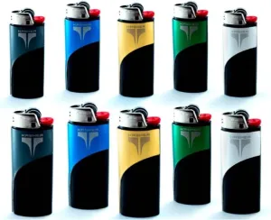 Kasher Classic Lighter Tool Without Lighter - Stainless Steel, Lightweight, Durable Construction, Portable - Fits Any Lighter - Usage as Cutter for Opening Packages - 0.8mm Thick - Pack of 10