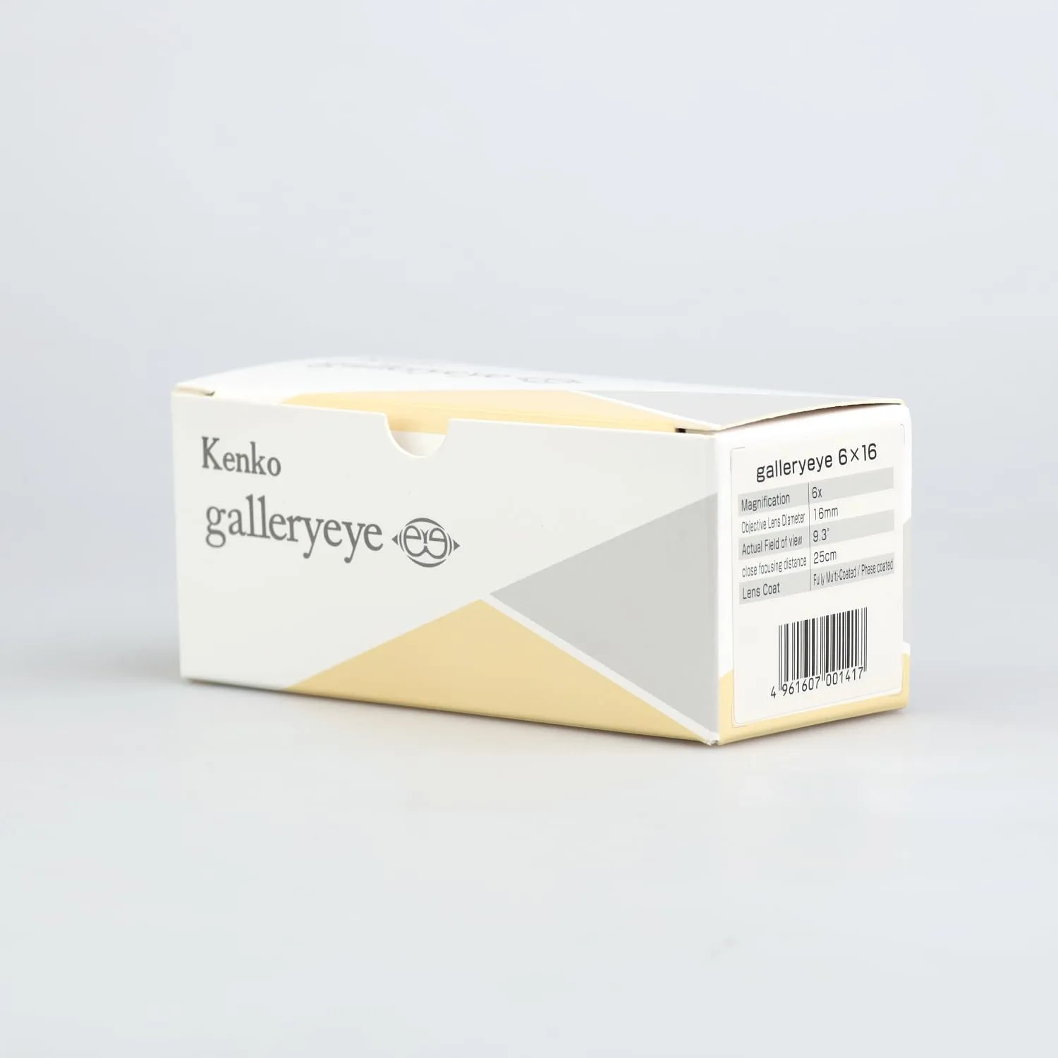 Kenko Monocular Gallery Eye 6x16, Full-Multi Coating, Close Focus Distance 25cm, Made in Japan, for Art Appreciation, 001417