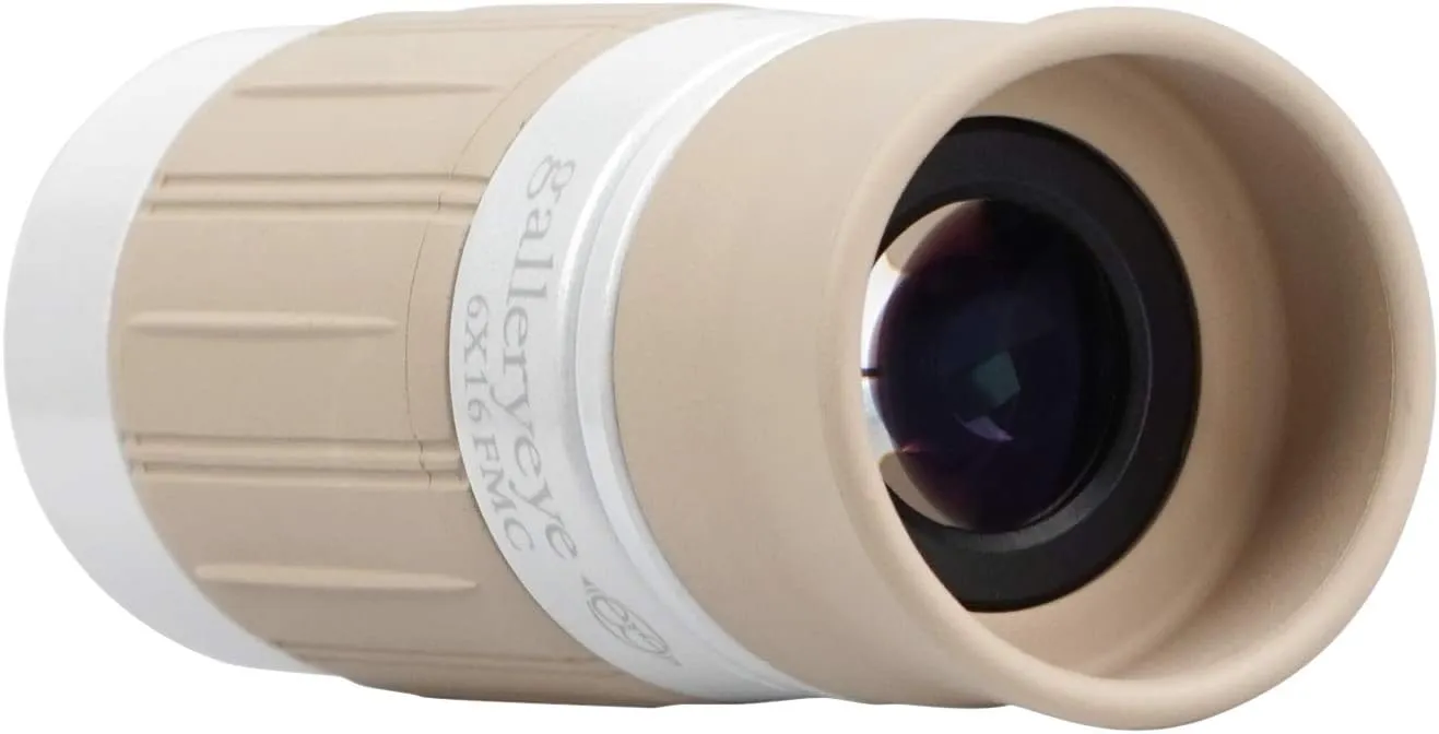 Kenko Monocular Gallery Eye 6x16, Full-Multi Coating, Close Focus Distance 25cm, Made in Japan, for Art Appreciation, 001417