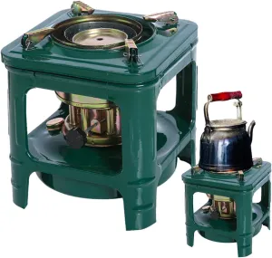 Kerosene Burner Camping Stove - Diésels Stove | 8-Wicks Outdoor Portable Kerosene Stove for Backpacking | Camp Stove, Backpack Oil Stoves Cooker Cookware for Backpacking, Hiking & Outdoor
