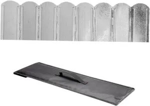 KESYOO 1Set Portable Windproof Camping Shield Folding Galvanized Wind Blocker for Outdoor Cooking and Camping Includes Storage Bag