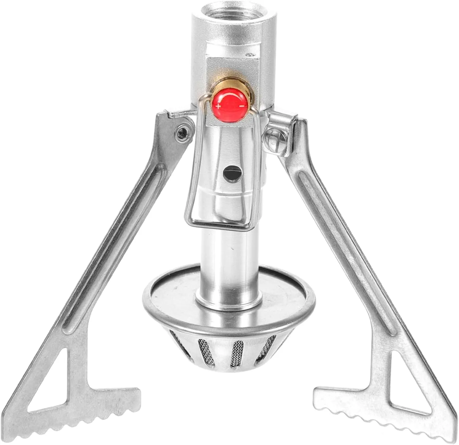KESYOO 2pcs Portable Mini Stainless Steel Gas Cooker Leak Outdoor Stove for Camping and Picnics Power Space-saving Folding Bracket Design for Outdoor Cooking