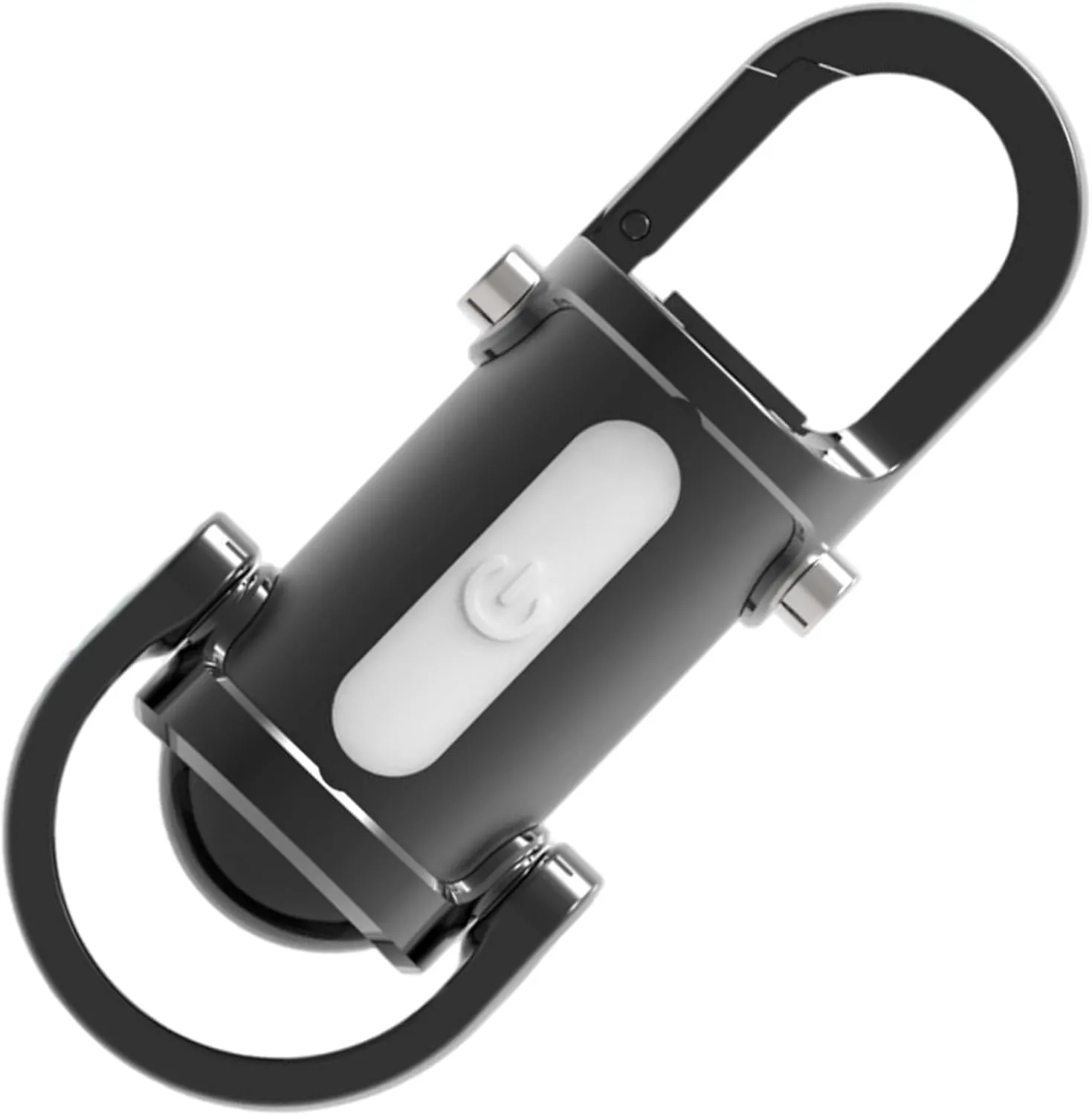 Keychain Flashlight, Alloy Waterproof & Rechargeable Mini Flashlight, Portable Keychain Lighter for Emergency Lighting