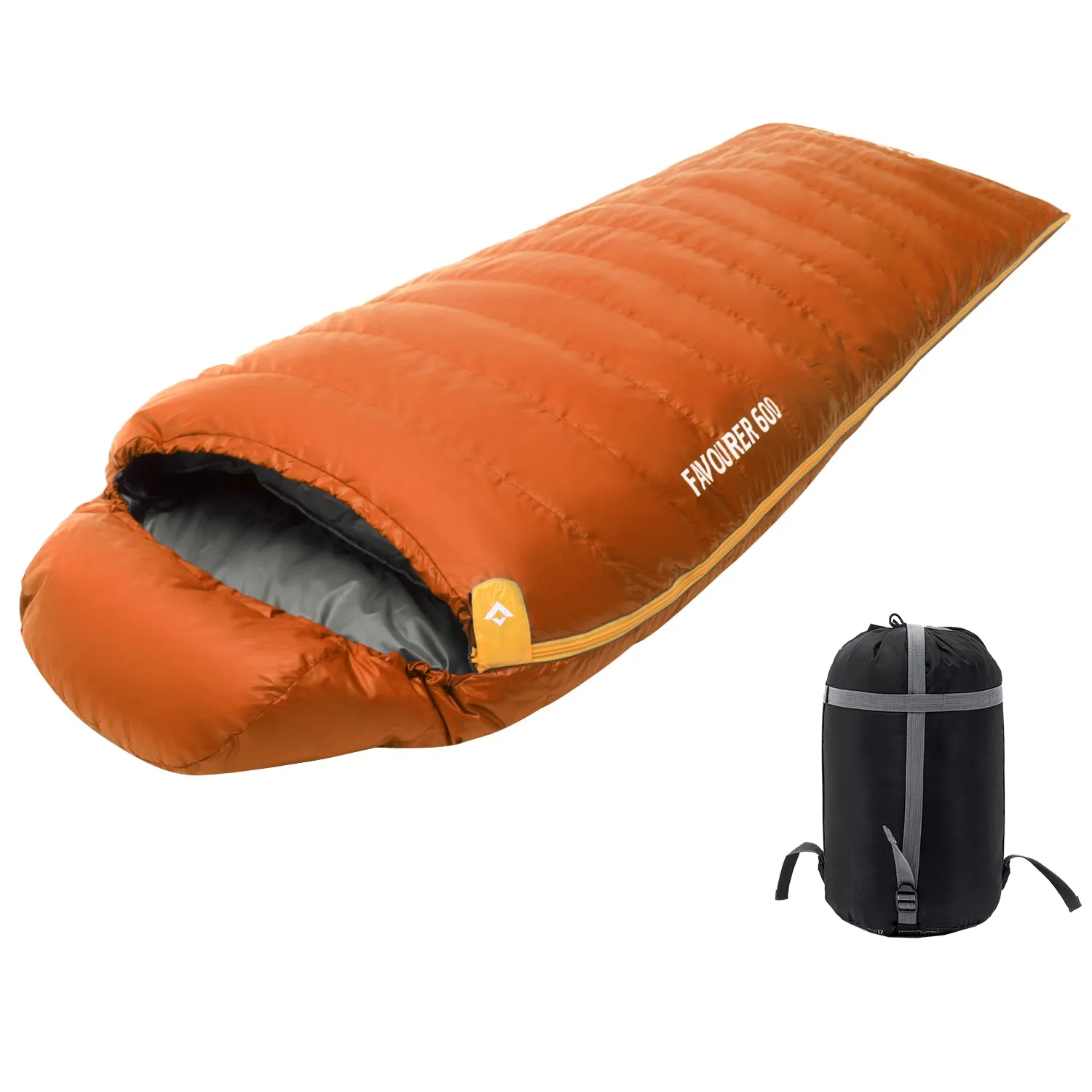 KingCamp FAVOURER 425 Hooded Rectangular Sleeping Bag