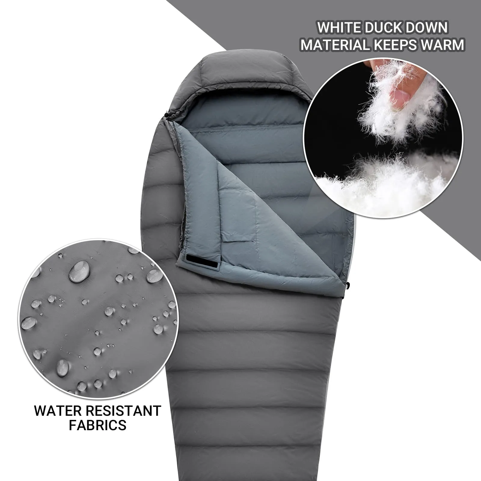 KingCamp PROTECTOR 600 Down Sleeping Bag-Mummy