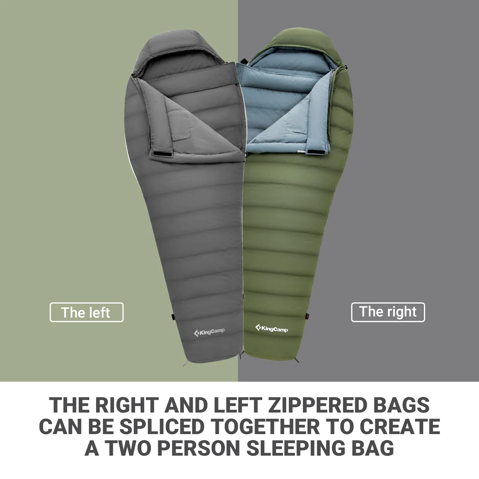 KingCamp PROTECTOR 600 Down Sleeping Bag-Mummy