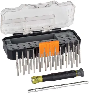 Klein Tools 32717 Precision Screwdriver Set with Case, All-in-One Multi-Function Repair Tool Kit Includes 39 Bits for Apple Products