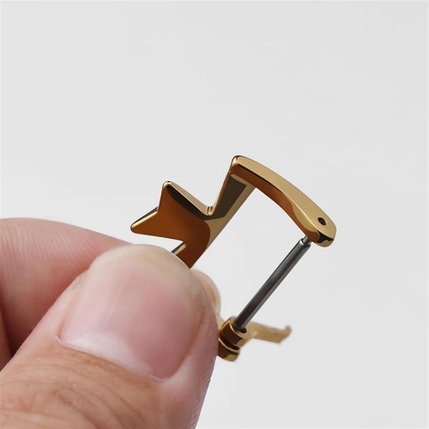 KLVN Stainless Steel Watch Clasp For VC Vacheron Watch Strap Buckles Constantin Silvery Golden Rose gold Metal Pin Clasp 16MM 18MM