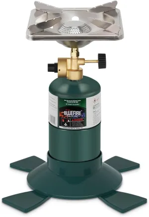 KOMAN Camping Propane Stove,Portable Camping Stove, Backpacking Stove Propane Camping Stove,10000BTU Single Burner Propane Stove for Outdoor Cooking,Fuel by 16 Oz Propane Cylinder (Fuel not Included)