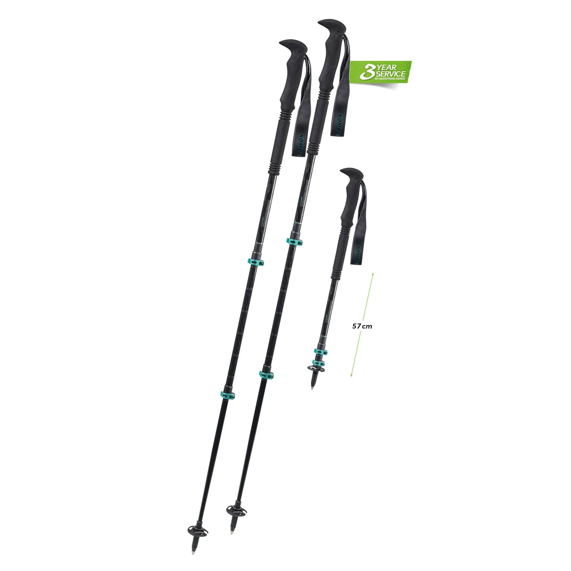 Komperdell C3 Carbon Pro Compact Trekking Poles