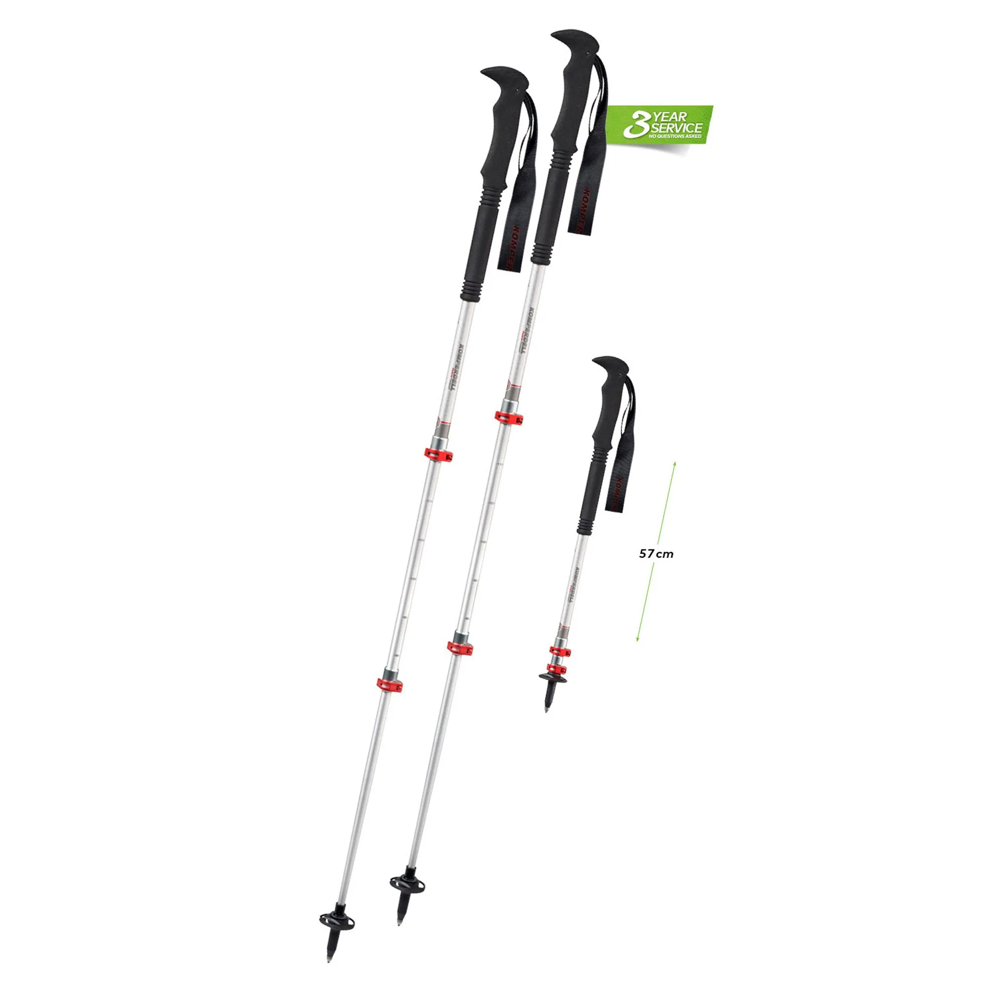 Komperdell Explorer Compact Powerlock 3 Trekking Poles