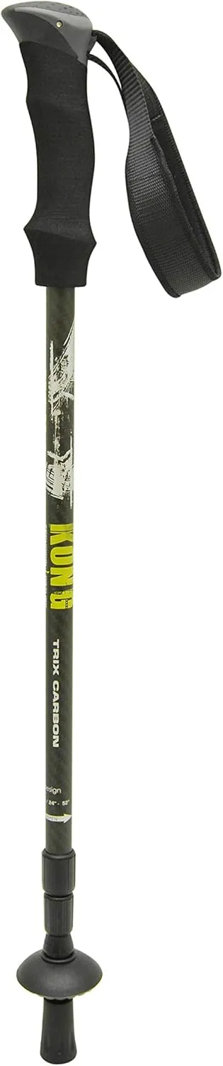 Kong Trekking Poles Trix Carbon, Black, Carbon/Aluminium