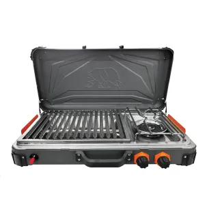Kuma Grill & Burner Propane Stove – Dual Burner Outdoor Cooking Station