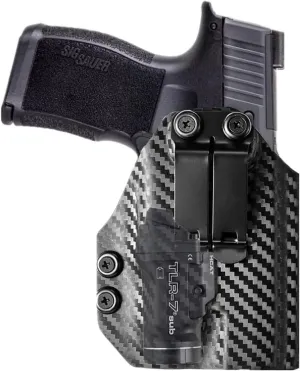 kydex IWB Holster for Glock 43x 48 Mos Sig Sauer P365 P365XL with Streamlight Sub TLR-7 500 Lumens Pistol Light Flashlight