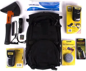 Lansky LTASK T.A.S.K. Tactical Apocalypse Survival Kit, Black