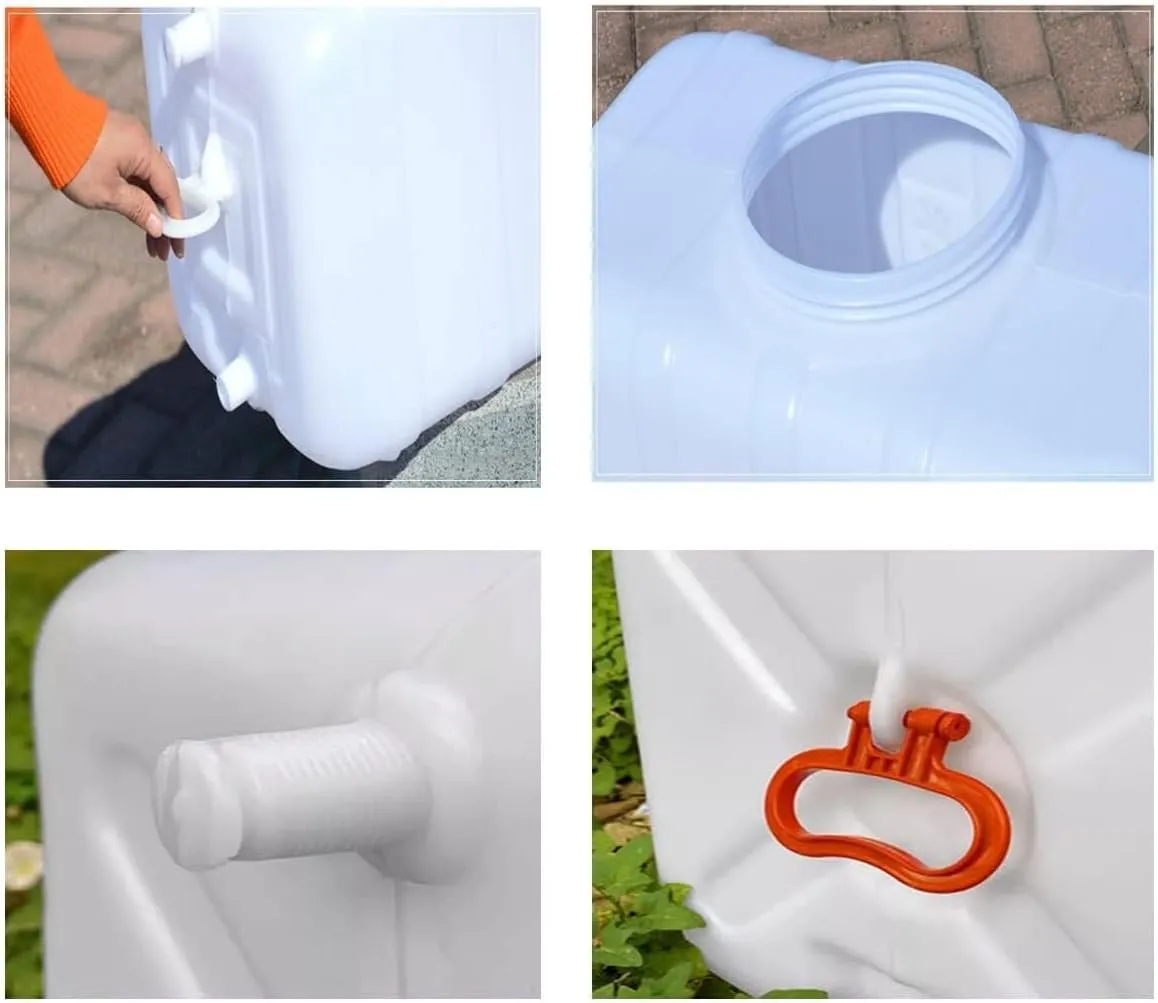 Large Plastic Water Storage Tanks，Emergency Water Storage 50L/80L/110L/200L Camping Hiking Water Storage Water Container，Multifunctional Water Tank