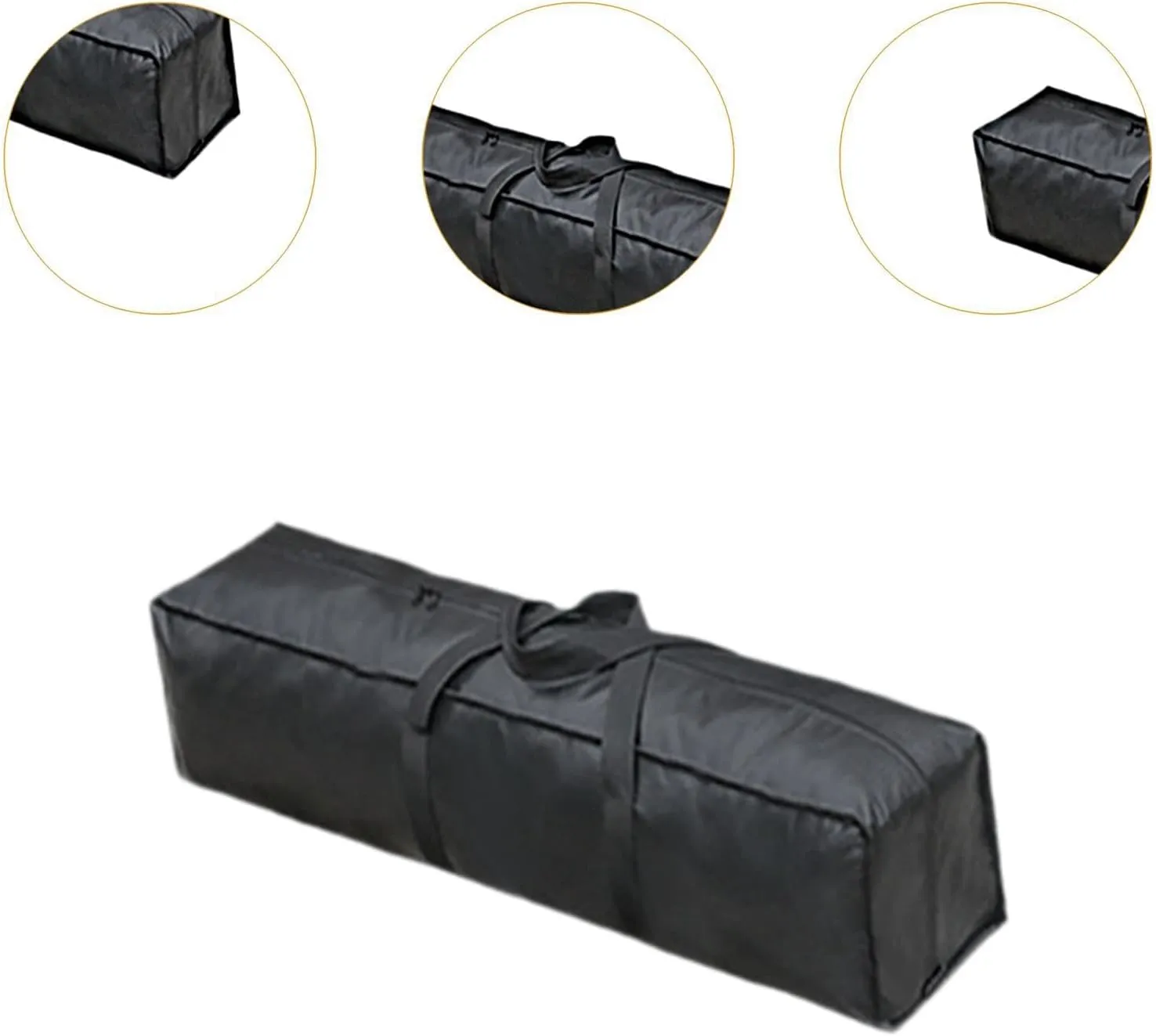 Large Sports Duffel Bag Waterproof Convenient Heavy Duty Long Luggage Bag Camping Travel Equipment Storage for Outdoor Moving, 60cmx15cmx15cm