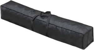Large Travel Duffel Bag Camping Sports Equipment Storage, Dustproof Sturdy Water Resistant Long Luggage Bag for Tent Pole Gym, 120cmx20cmx20cm