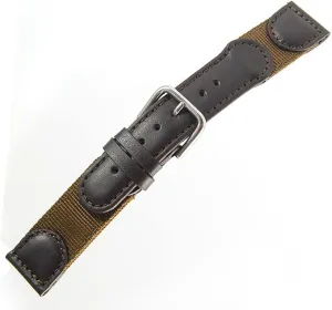 Leather Nylon Watch Band For TIMEX MK1 Army Watch Strap Replacement Accessories