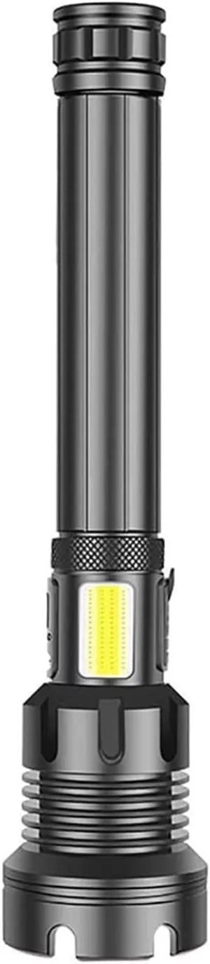 LED Flashlight -Bright, Zoomable Tactical Flashlights Flash Light with High Lumens and 4 Modes for Emergency and Outdoor Use -Camping Accessories(Large)