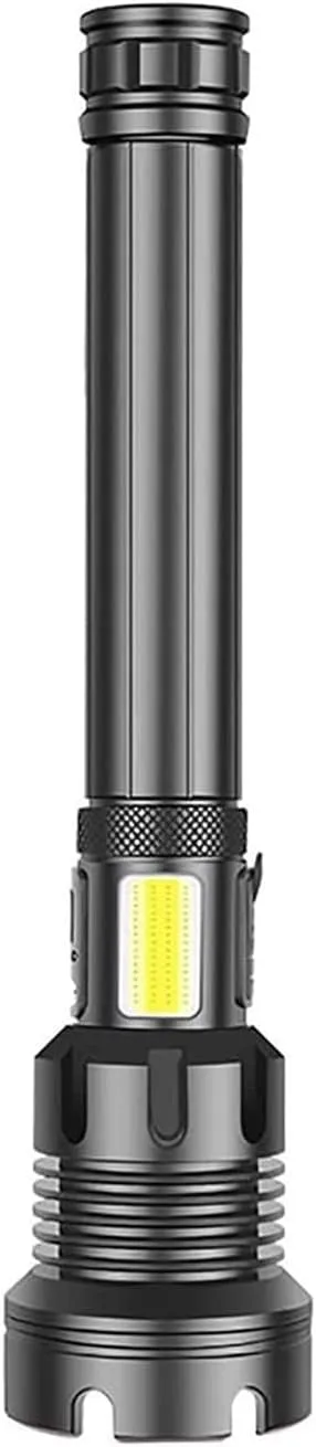 LED Flashlight -Bright, Zoomable Tactical Flashlights Flash Light with High Lumens and 4 Modes for Emergency and Outdoor Use -Camping Accessories(Large)