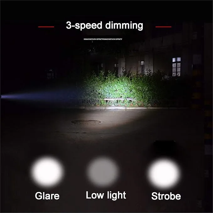 LED Flashlight high lumens Rechargeable,200000 lumens Super Bright XHP90 Tactical Flashlight,zoomable Waterproof Powerful Handheld Flash Lights for utdoor Camping Hiking