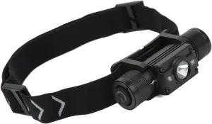 LED Head Torch 180 Degree Adjustment 5V 1A Aluminum Alloy LED Head Torch Super Bright IPX6 Waterproof for Adult Camping (White Light and Red Light)
