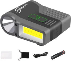 LED Headlamp 3 Modes USB Rechargeable IPX6 Waterproof Head Flashlight for Outdoor Activities