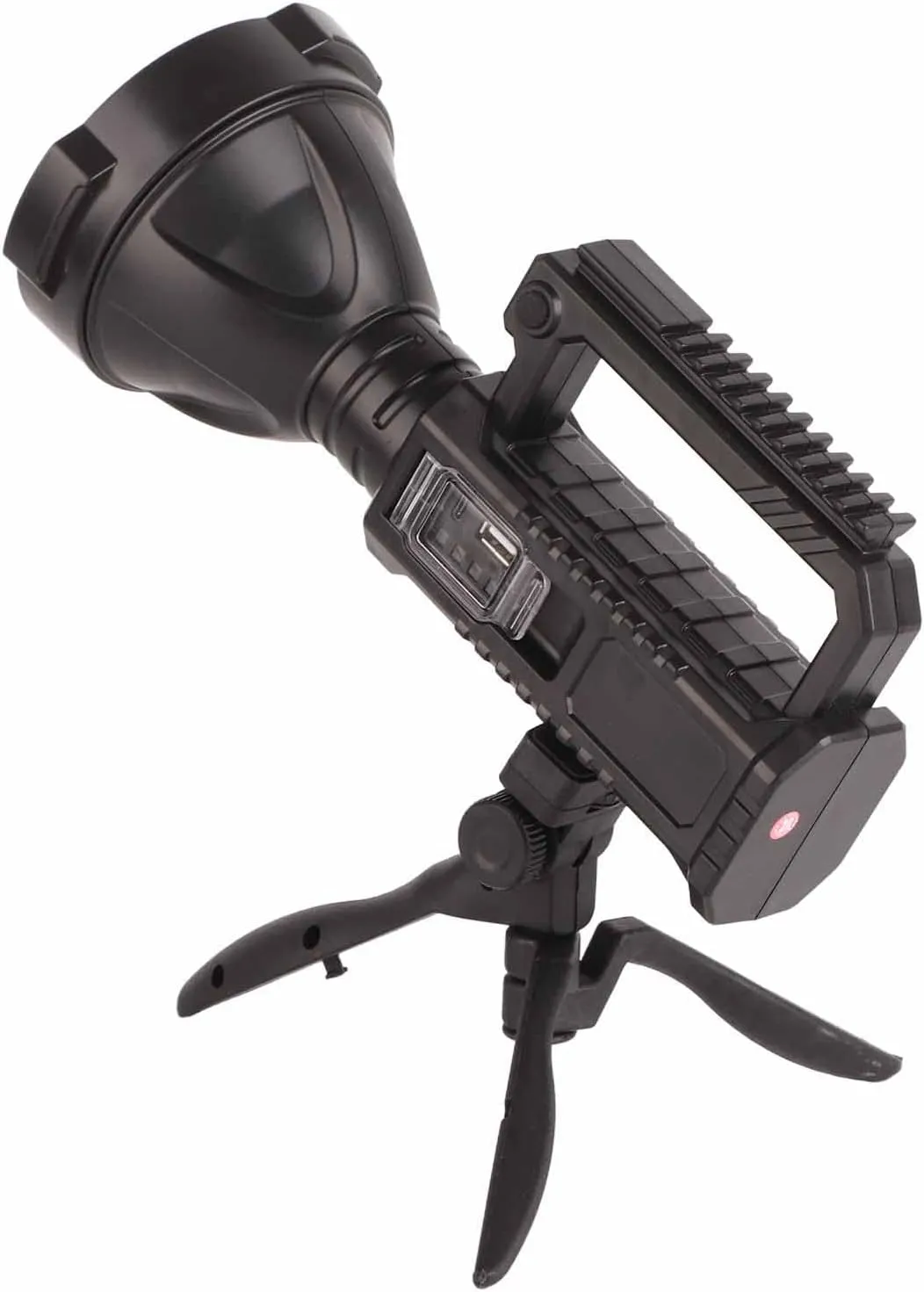 LED Long Range USB Charging Outdoor Flashlight Small with Tripod